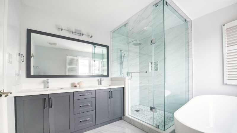 Eco-friendly cleaning products on a pristine kitchen counter โ deep cleaning service